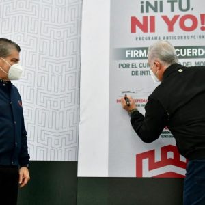 Ponen en marcha programa municipal anticorrupción “Ni tú, ni yo”1