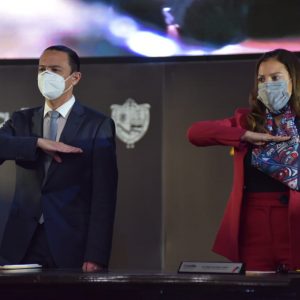 RINDE PROTESTA EL ALCALDE EMILIO DE HOYOS MONTEMAYOR