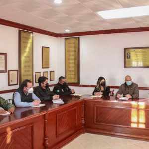 Reunión de seguridad con directivos de organizaciones de la región