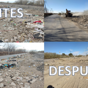 Acciones de limpieza en la Zona Industrial de San Pedro