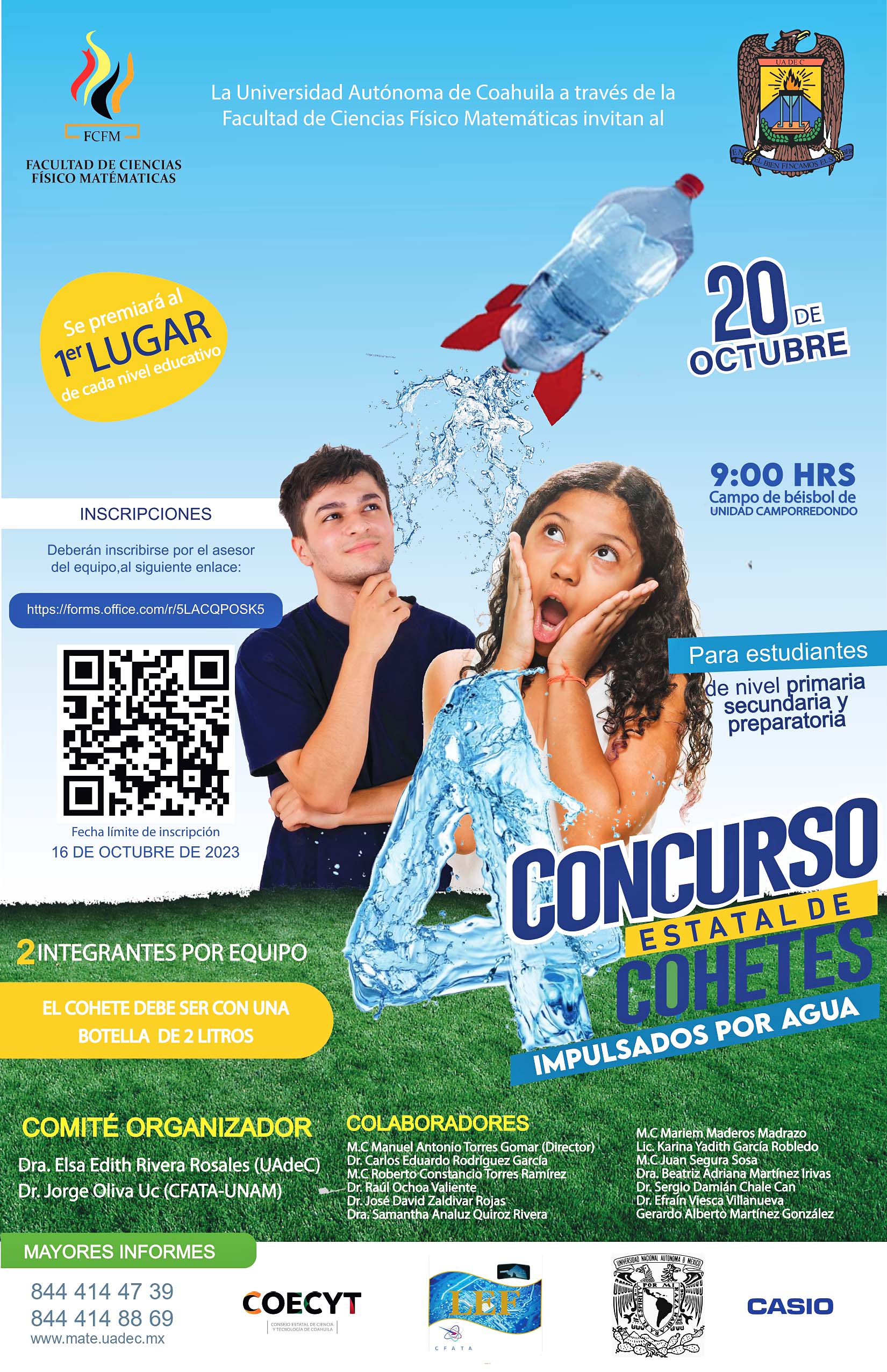 Invita Facultad de Ciencias Físico Matemáticas a Participar en el ...